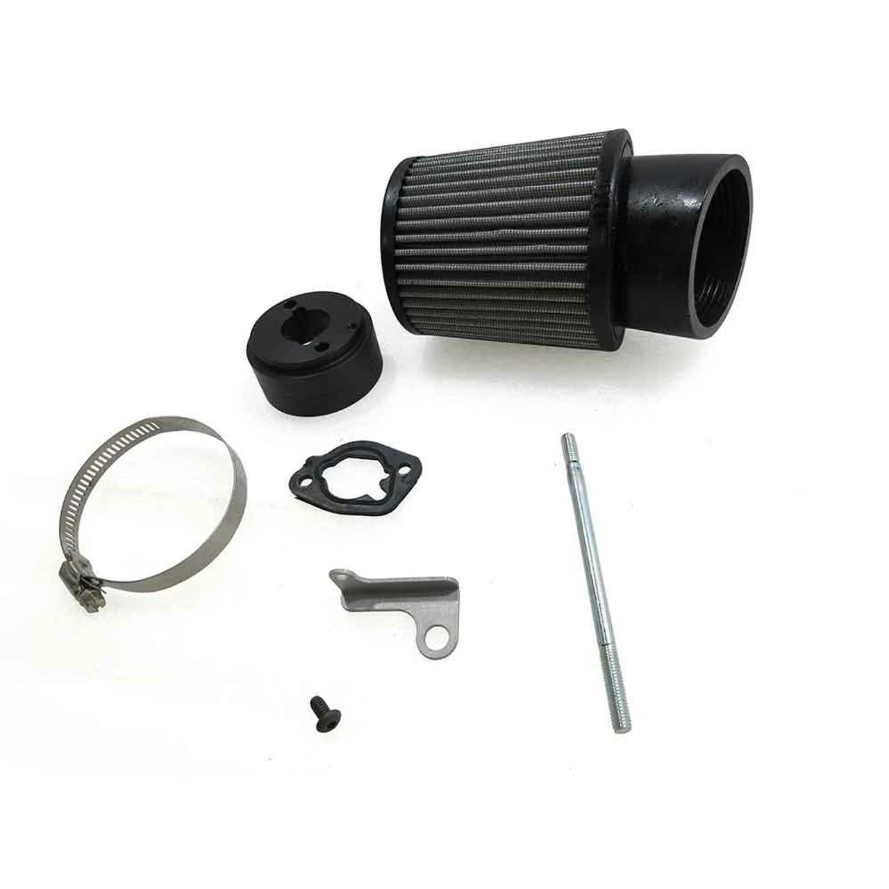 OMB Warehouse Angled Air Filter Intake Kit Predator 212cc Tillotson 212 GX200 Clone 196cc