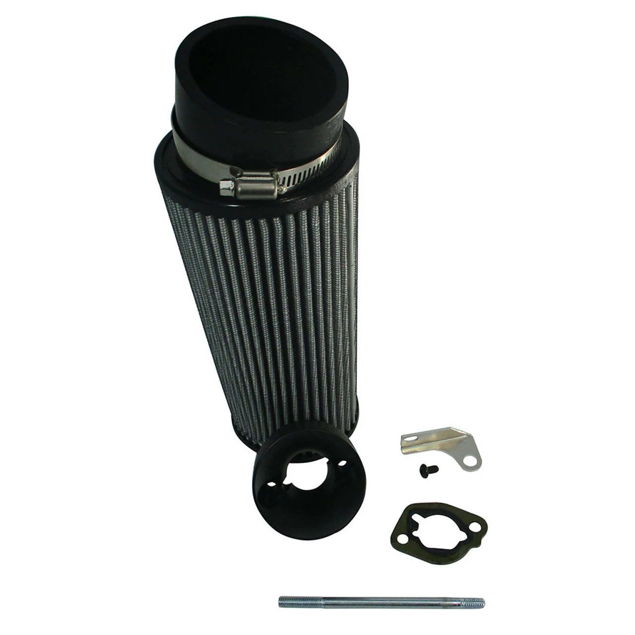OMB Warehouse Predator 212cc / Clone 196cc 8" Angled Air Filter Intake Kit AIRKITP-KM3
