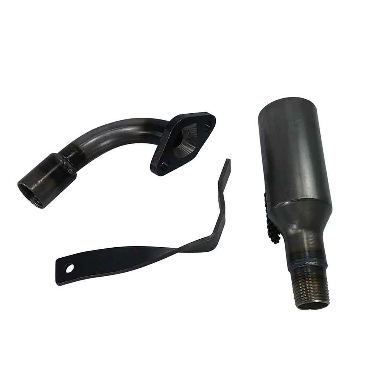 OMB Warehouse Box Stock Header And Muffler Honda/Clone Predator 212cc