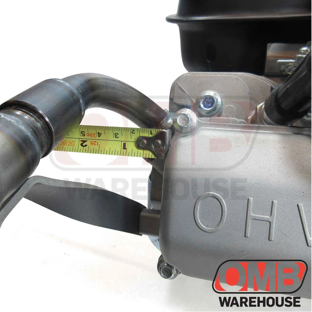 OMB Warehouse Box Stock Header And Muffler Honda/Clone Predator 212cc - Image 3
