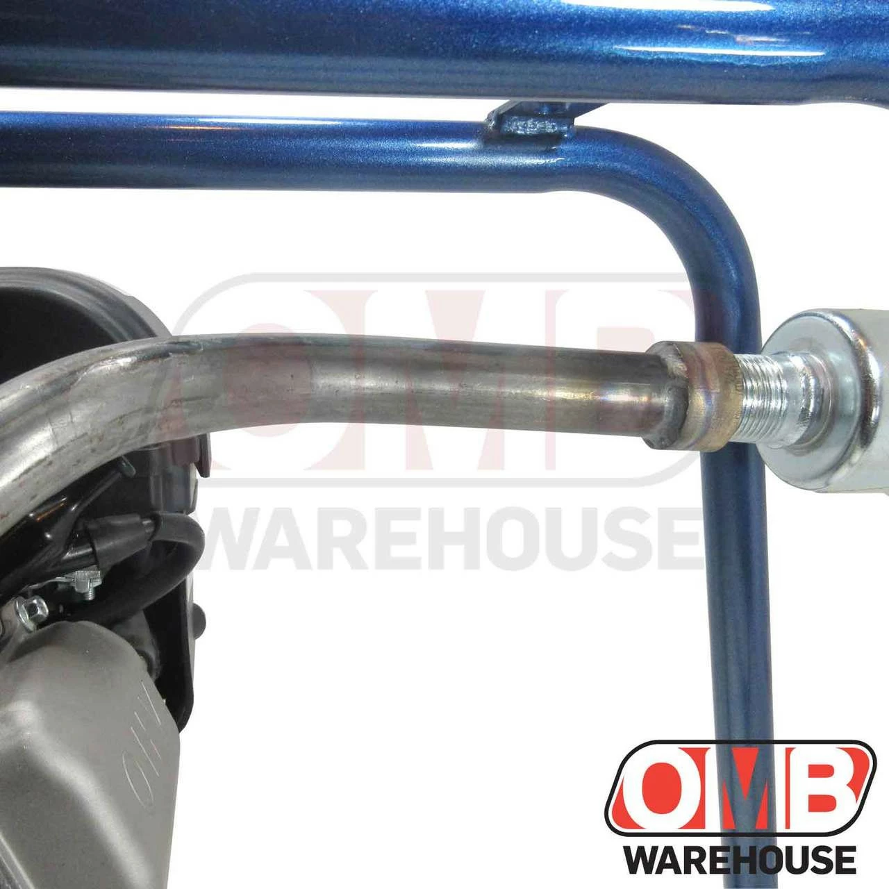 OMB Warehouse Mini Bike Pipe W/ Muffler - Under Seat Style - Image 4