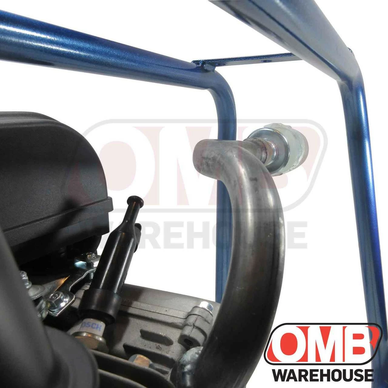 OMB Warehouse Mini Bike Pipe W/ Muffler - Under Seat Style - Image 6